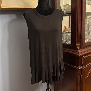 Ruffle Hem Tunic Tank